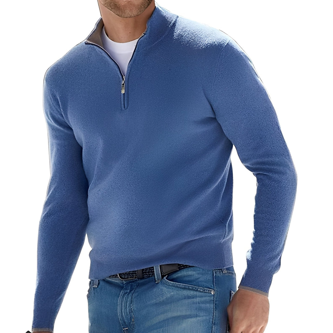 Nash - Maglione casual con zip per uomo