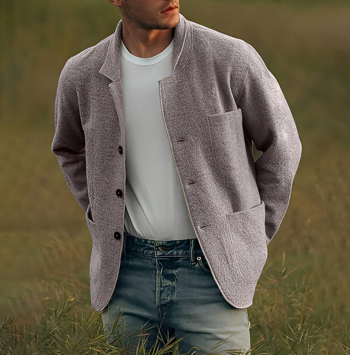 Santiago - Giacca classica con tasche per uomini