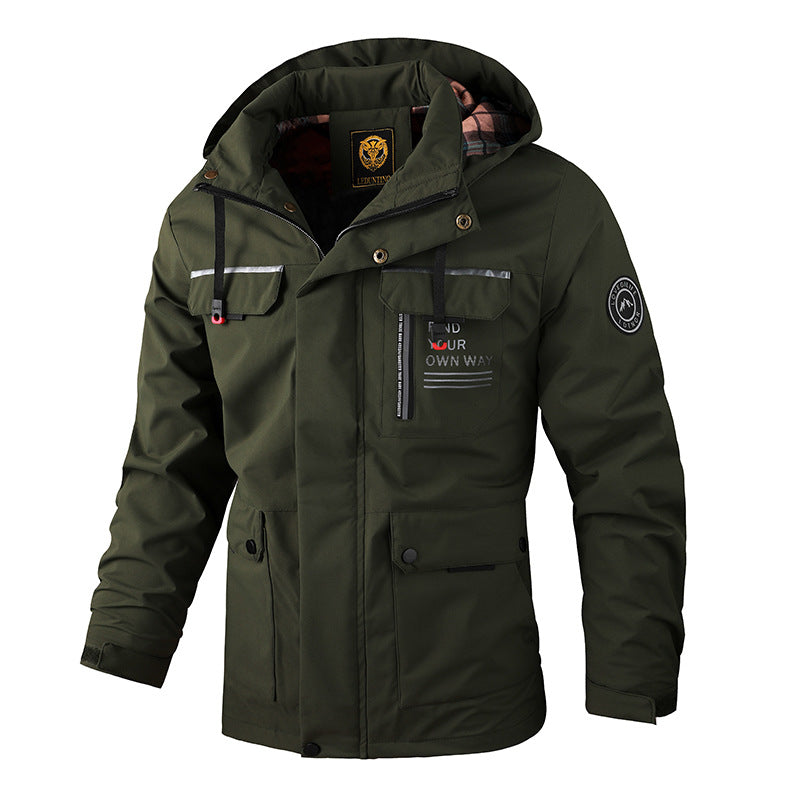 Millard - Moderna impermeabile Cargo-Jacke per Uomini