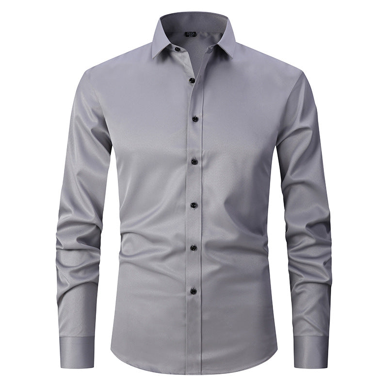 Ronan - Semplice camicia formale a maniche lunghe per uomo