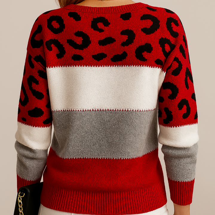 BIANCHI ROMA™ | Maglione Leopardo Eleganza