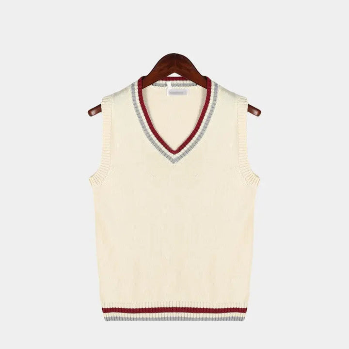 Édouard – Maglione senza maniche in Argento Antico