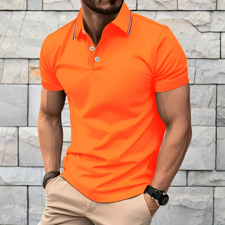 Crosby - Polo casual a maniche corte per uomo