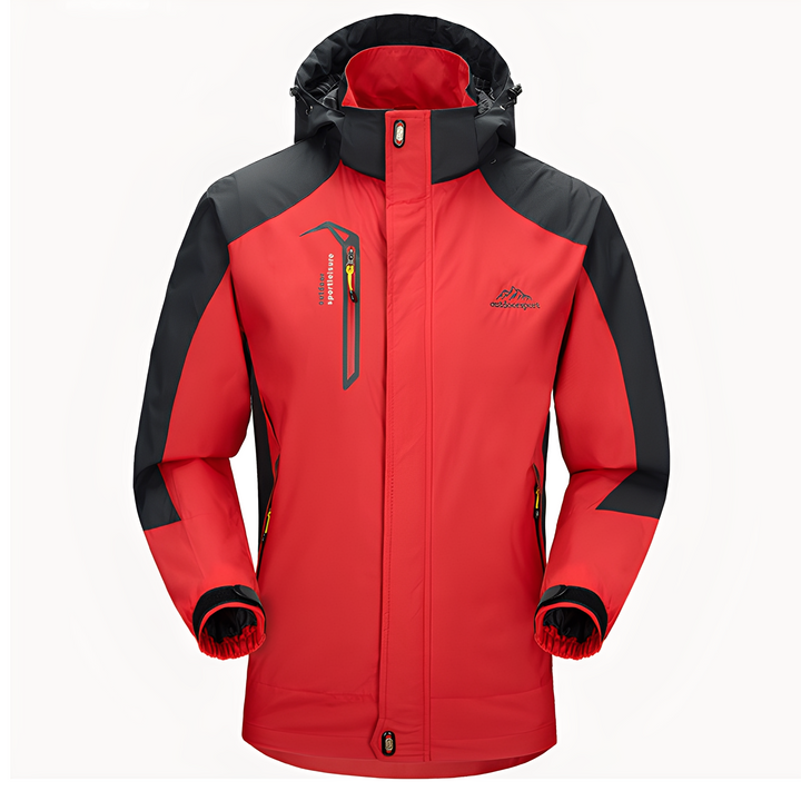 Rudolph - Casuale, calda giacca con cappuccio per uomini