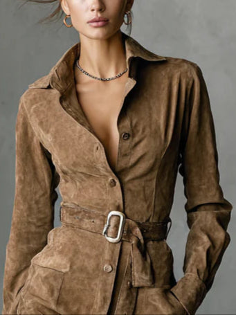 Alba | Abito midi a maniche lunghe