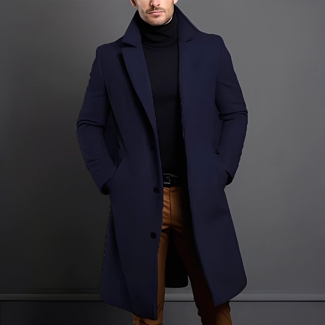 Tucker - Elegante Cappotto di Lana per Uomo
