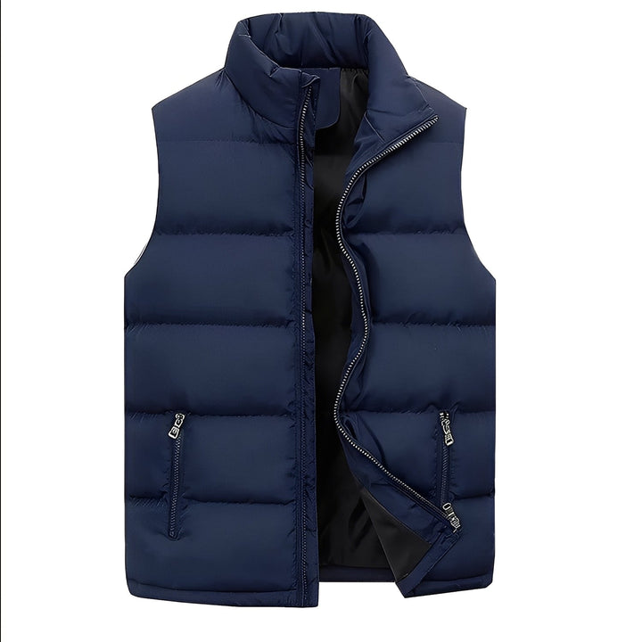 Darryl - Gilet casual imbottito con cerniera per uomini