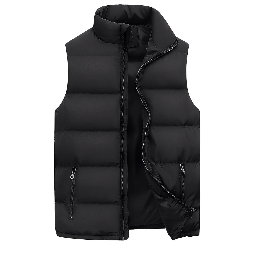 Darryl - Gilet casual imbottito con cerniera per uomini