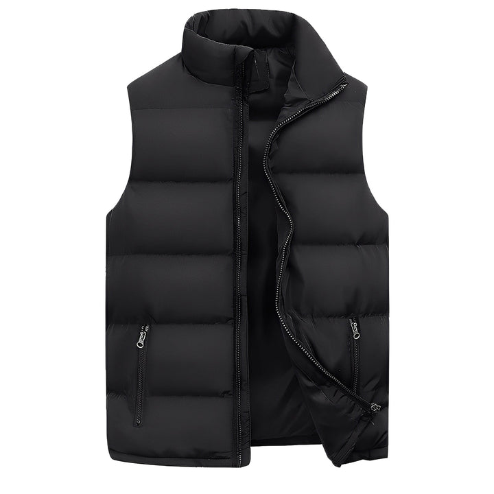 Darryl - Gilet casual imbottito con cerniera per uomini