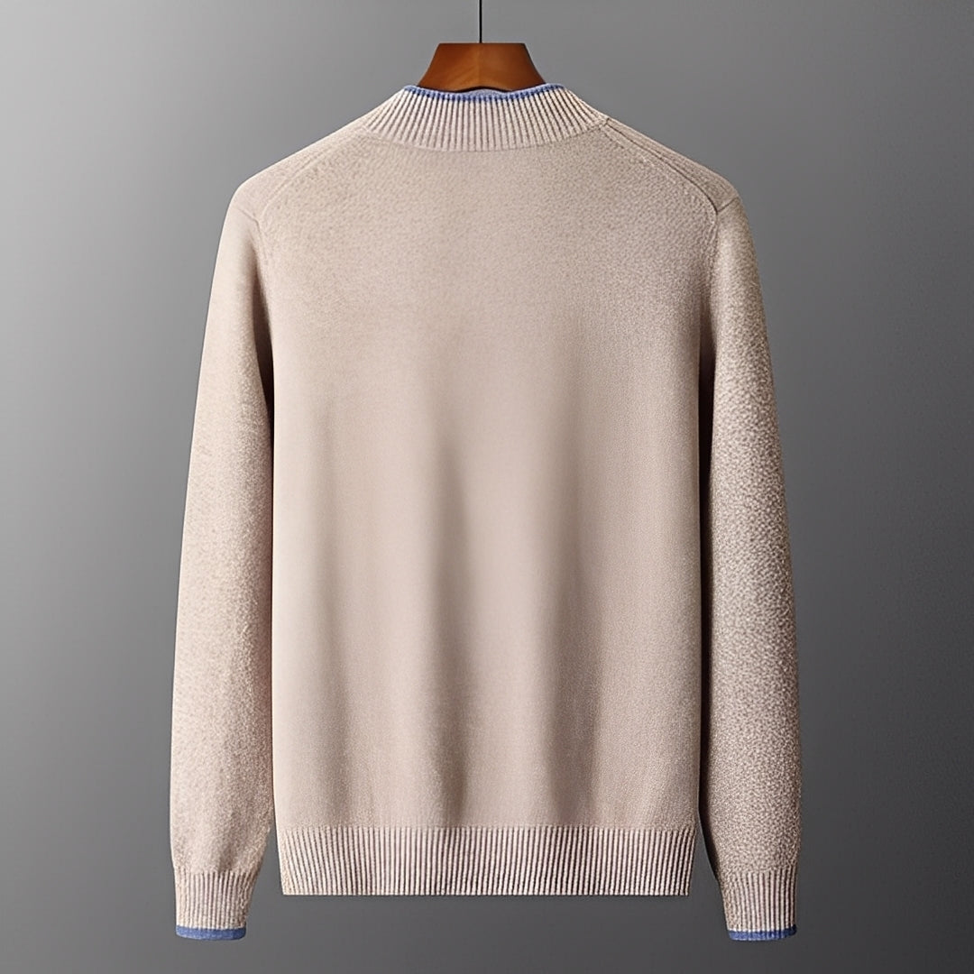 Brendon - Cardigan casual con zip per uomini