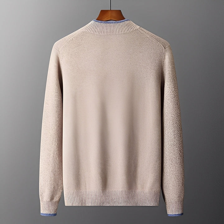 Brendon - Cardigan casual con zip per uomini