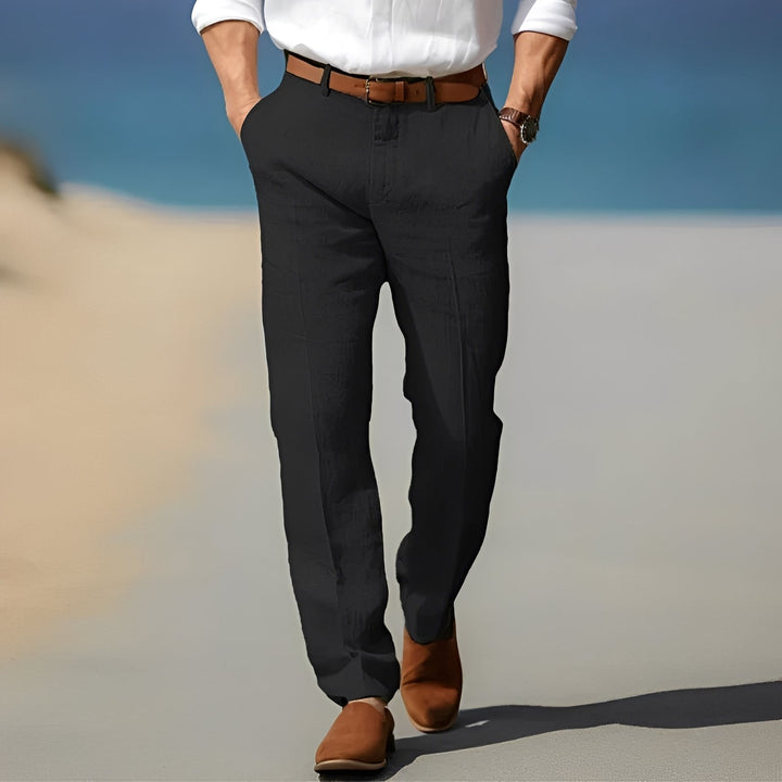 Trent - Pantaloni di lino casual ed eleganti per uomini
