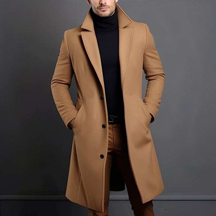 Tucker - Elegante Cappotto di Lana per Uomo