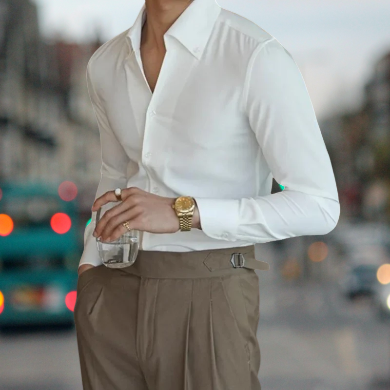 DuMont - Camicia di Alta Qualità con Bottoni