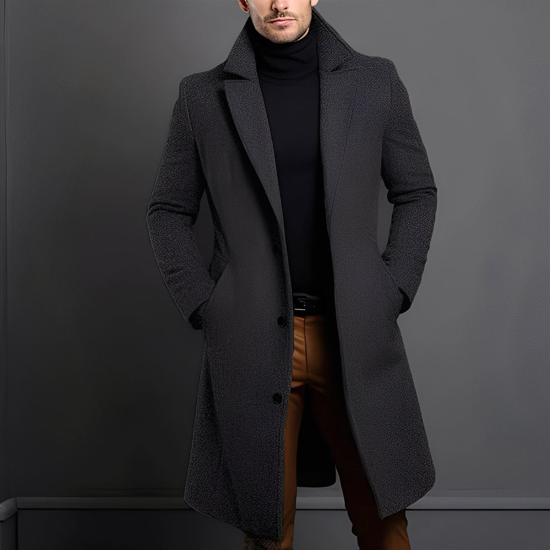 Tucker - Elegante Cappotto di Lana per Uomo